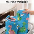 thumbnail image 5 of Dinosaur and Speech Bubble Bright Non Slip Microfiber Bathroom Rugs, Soft Rubber Backing Bath Mats for Bathroom Floor Tub and Shower,20"x32", 5 of 5