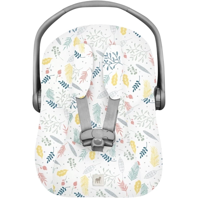 Nap Baby nda para Porta Bebé, Silla para Bebé ó Autoasiento con resorte ajustable, en 100% algodón, hipoalargénica - Flores