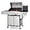 4 Burner Grill, Silver, variant on MF Studio 4 Burner Propane Gas Outdoor Grill with Side Burner Stainless Steel BBQ Grill