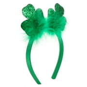 Way To Celebrate St. Patrick's Day Shamrock Pompom Headband