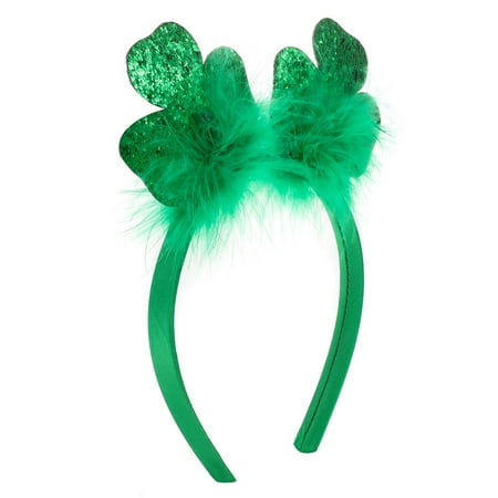 Way To Celebrate St. Patrick's Day Shamrock Pompom Headband