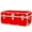 Red, variant on Rhino Trunk & Case Large Leather Embossed Vinyl Trunk, Summer Camp Footlocker, College Dorm Storage Chest, Bench - Strong Sportsman Trunks, 1000+ Pound Sitting Capacity 32"x18"x14" (Pink)