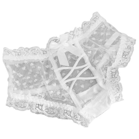 LARUYEKO Sexy Lace Sexy Panties Female Pants Crotch Light Breathable Girls Bow Low Waist Lifting Triangle Pants Women s Cotton Underwear High Waisted Ladies Full Coverage Panties High-Cut Stretch
