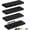 Black, variant on Floating Shelves for Wall, Maple Wood Wall Shelf Set of 4, 16" Wall Mounted Floating Shelf for Kitchen, Living Room, Bedroom, Bathroom Storage, Book Shelfs for Home Decor Frame Display