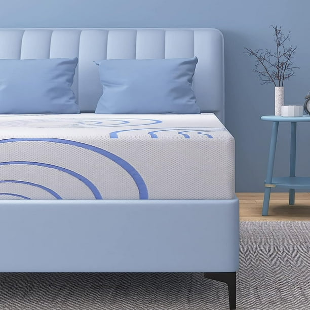 Hcore Queen Size Memory Foam Mattress 14 Inch Bed in a Box Bamboo