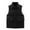 Black, variant on XUNKUSGA Puffer Vest Fleece Lined Zipper Vest for Men Solid Color Stand Collar Sleeveless Jackets for Men Winter Warm Loose Fit Men Vest with Pockets M-5XL Brown
