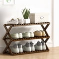 thumbnail image 4 of Amdohai Solid Bamboo Shoe Rack Foldable Freestanding Shoe Shelf Installation-Free Shoe Organizer, 4 of 9