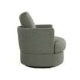 thumbnail image 4 of Studio Living Everest Modern Swivel Accent Chair, Grey Fabric, 4 of 10