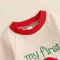 thumbnail image 5 of RIJOPUTY Christmas Onesies Baby First Christmas Baby Boy Outfit Christmas Sets for Girls 2t Onesies Ballet Outfit for Overall Dress Girls Clothes Sets, Beige 0-3 Months, 5 of 8