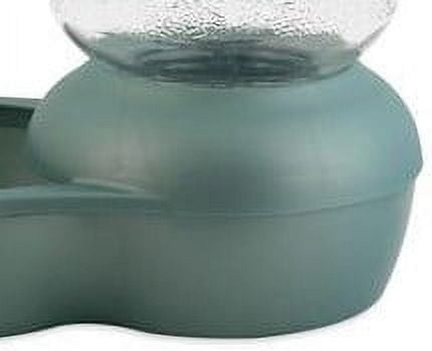 Petmate Replendish Gravity Pet Waterer with Microban for Cats and Dogs, Green, 4 Gallons
