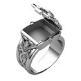 thumbnail image 2 of Anillo de accesorios de lujo para hombre, joyería única de Hip Hop Punk, regalo de fiesta de Halloween, 2 of 4
