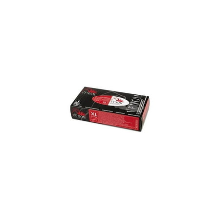 Medline Venom Nonsterile Nitrile Glove, Black, 90 / Box (Quantity)