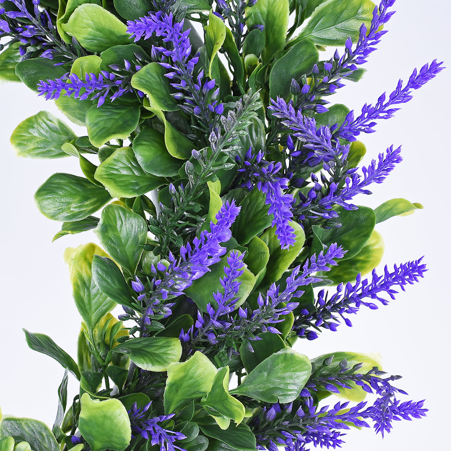 Handcrafted Spring Wreath with Green Leaves for Front Door Decorations Wall Decor BEJOY Artificial Flower Wreath 56cm Artificial Lavender Greenery Wreath
