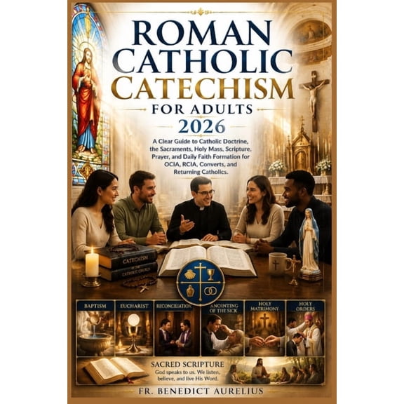 Roman Catholic Catechism for Adults 2026: A Clear Guide to Catholic Doctrine, the Sacraments, Holy Mass, Scripture, Pray, (Paperback)