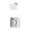 Polished Chrome, variant on Symmons S569115TRM Oak Shower Only Trim Package - Chrome