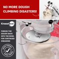 thumbnail image 3 of KneadAce Tilt Head Mixer Dough Shield Compatible with Kitchenaid C Shape Dough Hooks Mixer Accessory White, 3 of 8