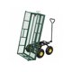 thumbnail image 2 of 900 lbs heavy - duty steel garden dump cart con removable sidewalls, 180 - degree swivel handle y 10 - pulgada tires: utility yard cart para backyard farms, 2 of 4