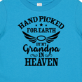 thumbnail image 4 of Inktastic Handpicked for Earth by My Grandpa in Heaven Angel Wings Boys or Girls Baby T-Shirt, 4 of 5