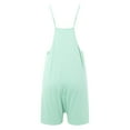 thumbnail image 7 of Women's 2024 Summer Short Jumpsuit - Loose Fit V Neck Romper with Pockets, Polyester Spandex, S-XXL, 7 of 7
