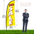thumbnail image 3 of QSUM Sale Feather Flag Kit,7FT Real Estate & Homes For Sale Advertising Banner, Homes for Sale Businesses Signs, 3 of 5