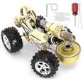 thumbnail image 2 of Modelo De Motor, Apariencia Exquisita, No Es Fácil De Oxidar Ni Decolorar, Con Modelo De Motor Stirling De Física De Textura De Alta Gama, Para Familiares, Niños, Amigos En Casa, 2 of 7