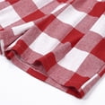 thumbnail image 4 of ITFABS Mommy and Me Matching Playsuit, Plaid Buttons Short Wide-Leg Playsuit, 4 of 9