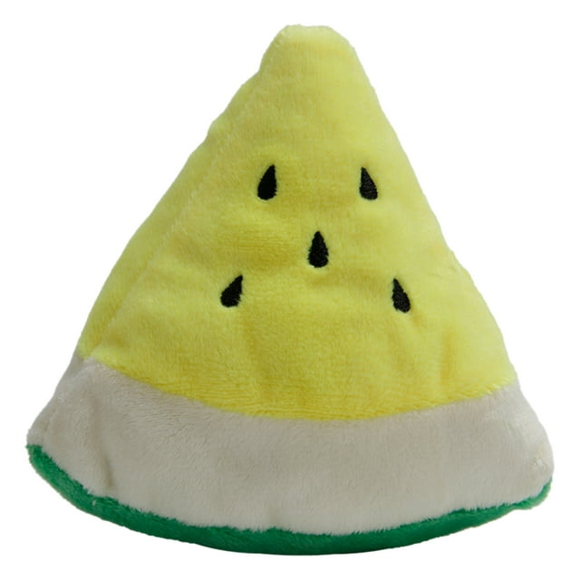 Pet Toy Interactive Cute Watermelon Dog Squeaky Toy Dog Plush Toy Dog Play Toy