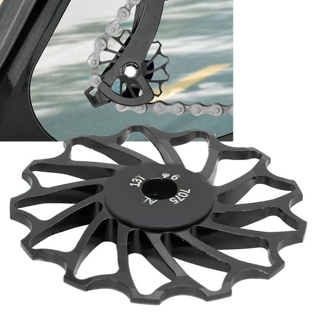 Pulley Mountain Bike Rear Derailleur Pulley Metal Ceramic 13T Bicycle Guide Roller Tension Wheel