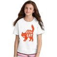 thumbnail image 4 of Vintage Halloween Scaredy Cat Cute Girls Kids T Shirt Tees Teen Brisco Brands XS, 4 of 6