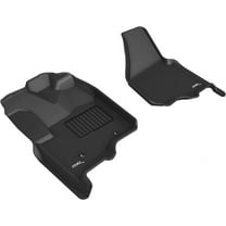 3D Maxpider 2012-2016 Fits Ford F-250 F-350 F-450 Supercab Supercrew Bucket Seats 1st Row Black Kagu Carbon Fiber Embossed Pattern Floor Mat L1FR09011509
