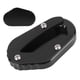 thumbnail image 5 of Soporte lateral para motocicleta, almohadilla de ampliación, extensión de soporte para TRIUMPH Bonneville T100/T120, color negro, 5 of 12