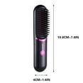 thumbnail image 3 of Mini cepillo alisador de pelo portátil con carga USB para mujer, cepillo alisador de pelo negativo, antiescaldado y apagado automático., 3 of 9