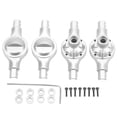 thumbnail image 3 of Aluminum Alloy Front Rear Axle Housing Replaceable Durable Axle Shell for Xiaomi XMYKC01CM 1/16 Car Silver, 3 of 8