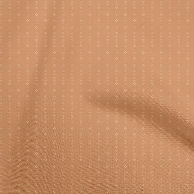 oneOone Cotton Cambric Peach Fabric Asian Block Craft Projects Decor Fabric Printed By The Yard 56 Inch Wide