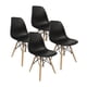 thumbnail image 1 of Juego de 4 sillas Midtown Concept tipo Eames color Negra, 1 of 3
