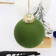 thumbnail image 6 of 12PCS Velvet Christmas Ornaments 2025 - 2.4" Flocked Xmas Tree Balls, Shatterproof DIY Holiday Decor for Tree & Wreath, 6 of 7
