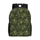 thumbnail image 1 of Balery Green Camouflage Skull Mochila - Mochila Estilosa y Duradera para Laptop de 15 Pulgadas con Tela Oxford Impermeable, 1 of 8