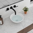 thumbnail image 4 of Lordear 13"x13"White Round Vessel Sink Porcelain Bowl Above Counter for Bathroom, 4 of 5