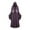 Purple, variant on Coats for Women Womens Hooded Lace Sleeve Button Up Hanky Hem Skirted Gothic Coat Cloak Hooded Cloak for Women Hooded Cloak for Women