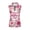 Butterfly and Floral Pattern, variant on Coral Reef Fish Print Women's Sleeveless Golf Shirts for Ladies, Comfort Dry-Fit Skin Friendly Women Golf Sleeveless Half Zip Top for Sports Outdoor Athletic Running