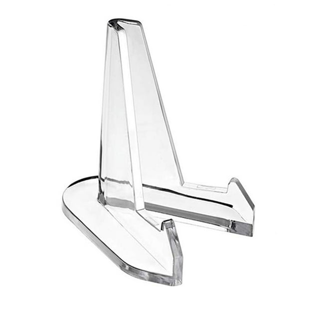 Acrylic Display Stand Acrylic Display Stand Clear Plastic Easels Stable Plates Stand Coins Holder