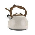 thumbnail image 4 of Tetera con Silbato para Estufa con Mango de Madera para Agua Hirviendo Leche, 4 of 9