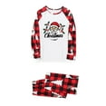 thumbnail image 4 of Penkiiy Matching Christmas Pajamas For Family Xmas Holiday Pjs Elf Plaid Sleepwear Outfit Sets For Women/Men/Couples/Adult M Red, 4 of 6