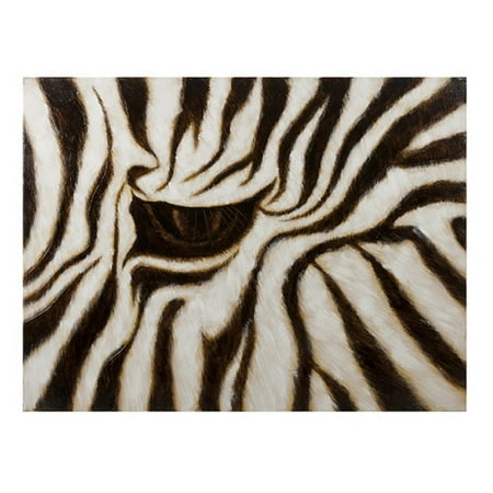 40" Mala African Safari Emotional Zebra Face Oil Painting