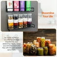 thumbnail image 5 of 4Pcs Spice Rack Organizer  Fridge Storage Shelf Holder for Jar Seasoning Tin Utensil, 5 of 6