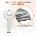 thumbnail image 4 of ARCADORA 2x Fire Alarm Box Key Stainless Steel for Elevator Fire Master Alarm Box Fire Fighting Rescue OEM 25460, 4 of 10