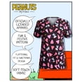 thumbnail image 2 of COCO BRANDS Womens Scrubs - Peanuts Snoopy V-Neck Scrub Medical Uniform Scrub Top for Women (S-2XL), 2 of 6