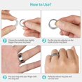 thumbnail image 4 of Ajustador de talla de anillo Feramox invisible de TPU para anillos anchos, 4 of 6