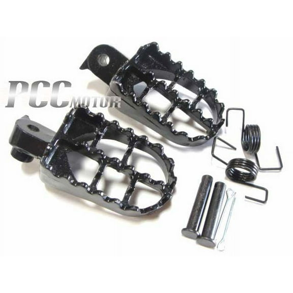 BLACK FOOTPEGS SDG SSR COOLSTER TAOTAO 50cc 70cc 110cc XR CRF 50 PW 50 PW50 FP02