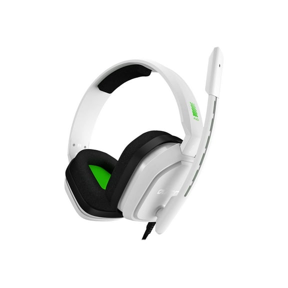Astro A10 Gaming Headset - Stereo - Mini-phone - Wired - 32 Ohm - 20 Hz - 20 kHz - Over-the-head - Binaural - Circumaural - Uni-directional Microphone - White